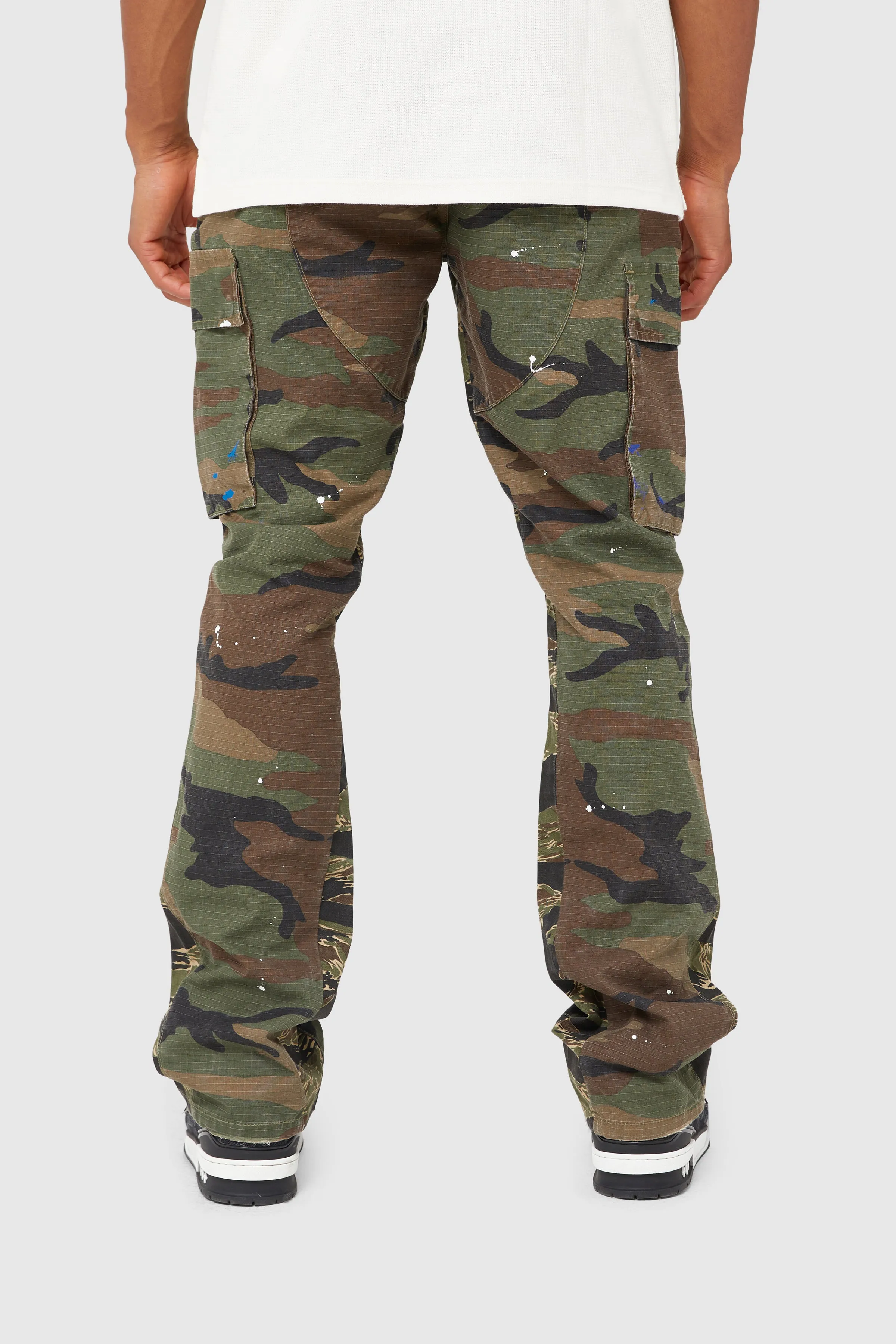 GENERAL CARGO FLARE PANT - CAMO