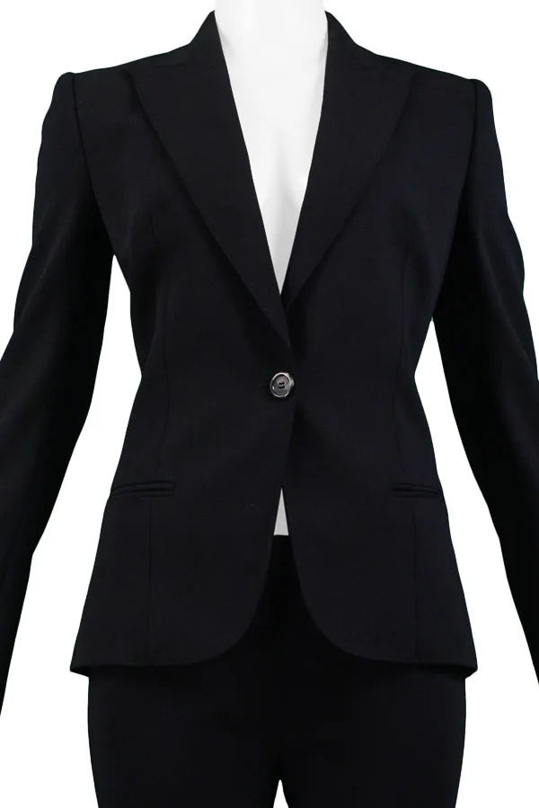 GIANFRANCO FERRE CLASSIC BLACK TAILORED SUIT