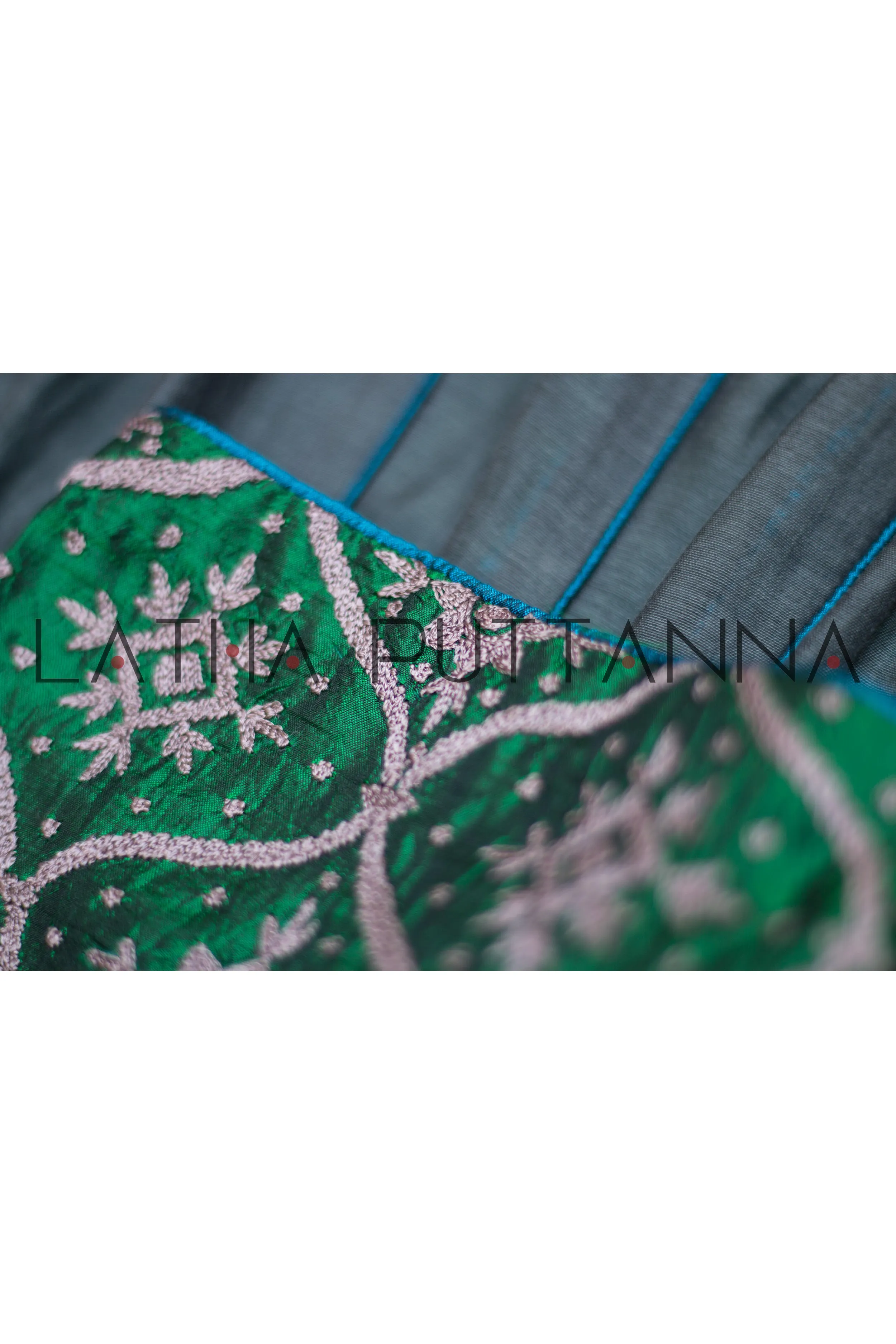 Grey and Green salwar