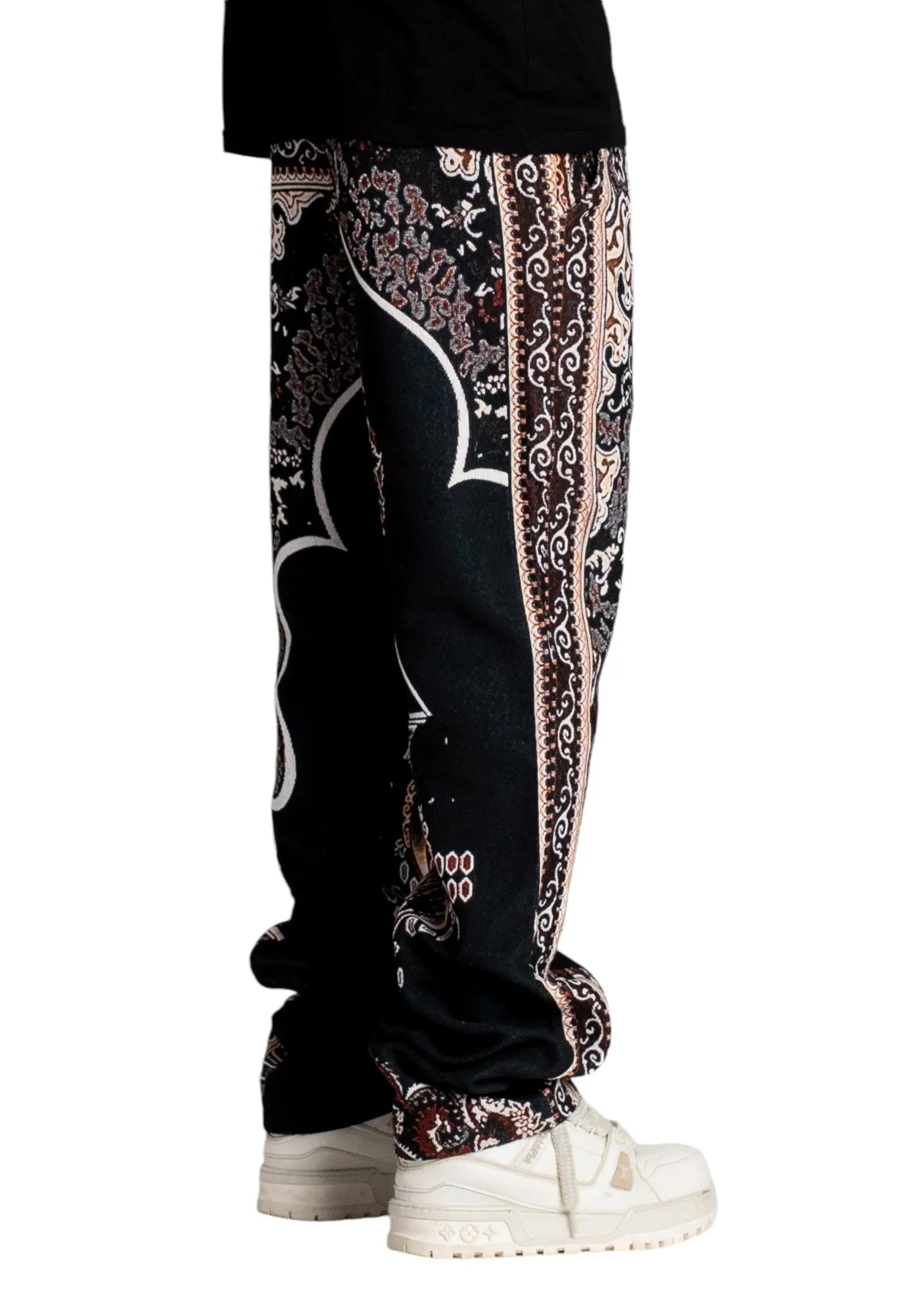 Guapi Obsidian Black Persian Tapestry Pants