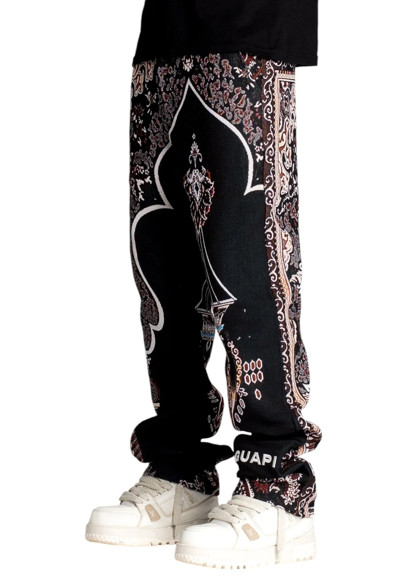 Guapi Obsidian Black Persian Tapestry Pants