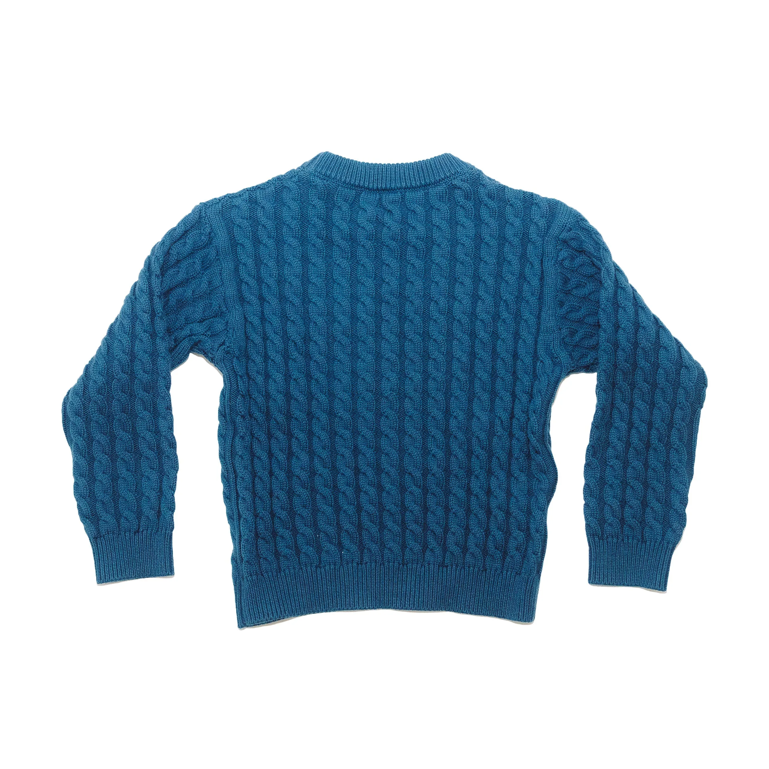 Happy Cable Knit Sweater