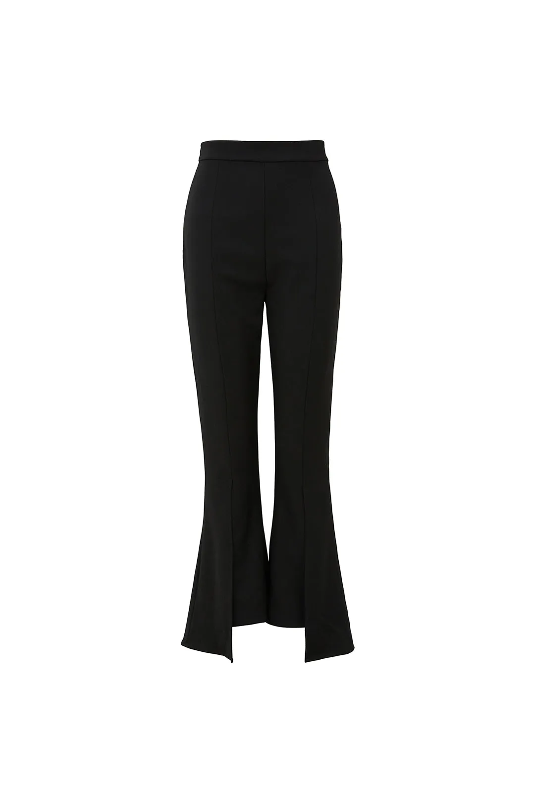 High waist flared pants | Black trousers | Street trousers