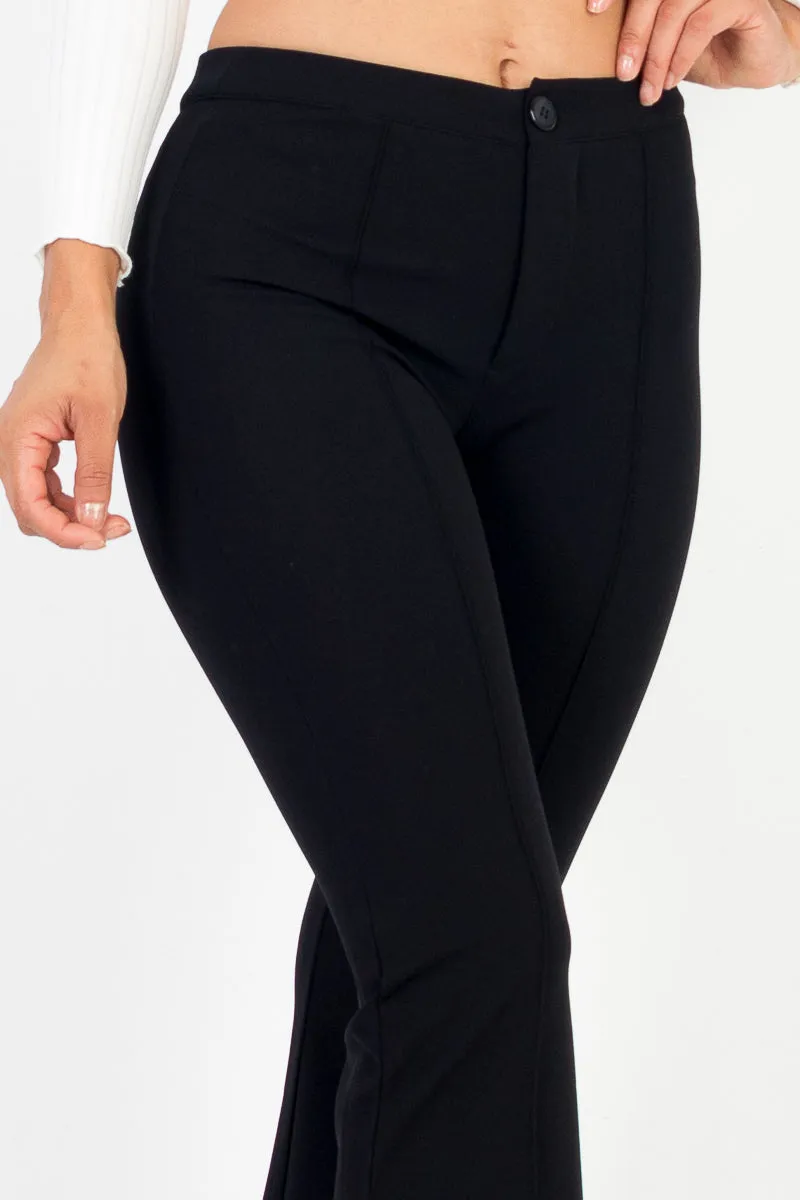 High Waist Knit Flare Pants (CAPELLA)