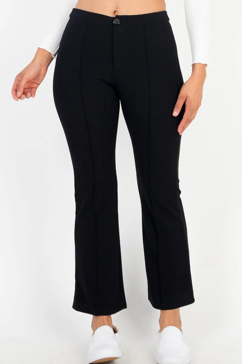 High Waist Knit Flare Pants (CAPELLA)