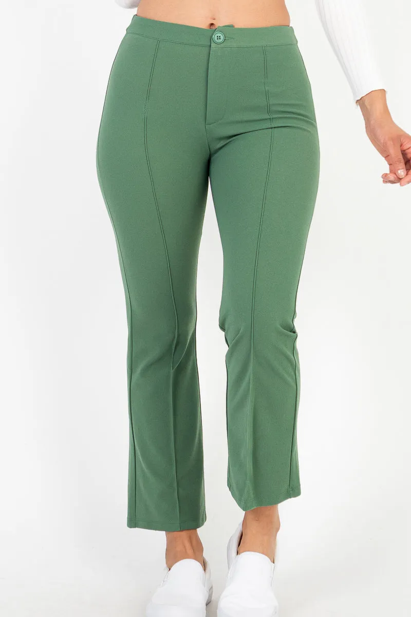 High Waist Knit Flare Pants (CAPELLA)