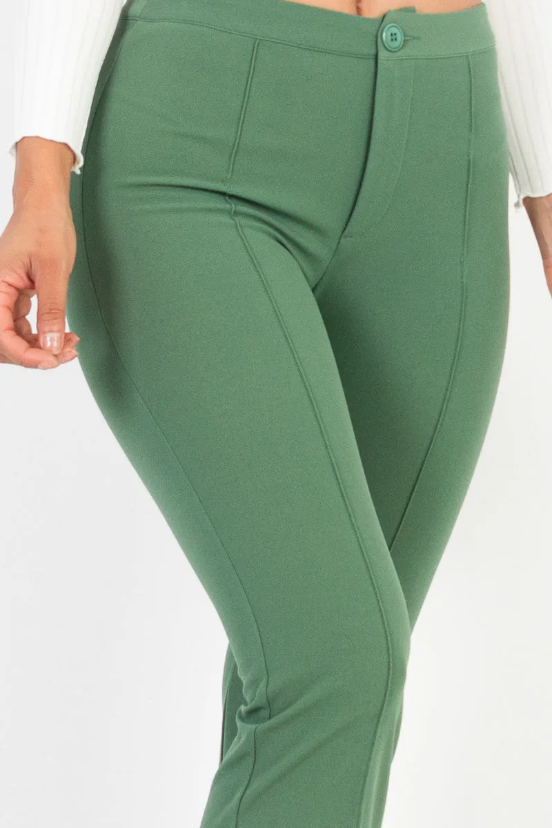 High Waist Knit Flare Pants (CAPELLA)