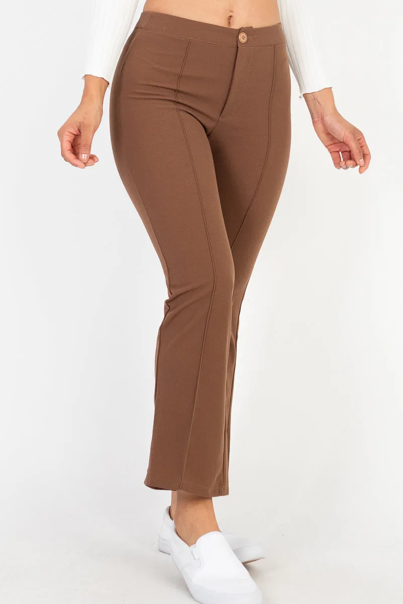 High Waist Knit Flare Pants (CAPELLA)