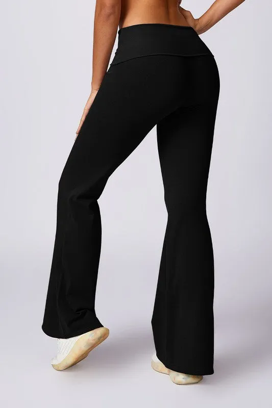 High-Waisted Hip-Lifting Flared Casual Sport Pants