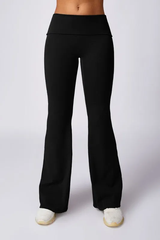 High-Waisted Hip-Lifting Flared Casual Sport Pants