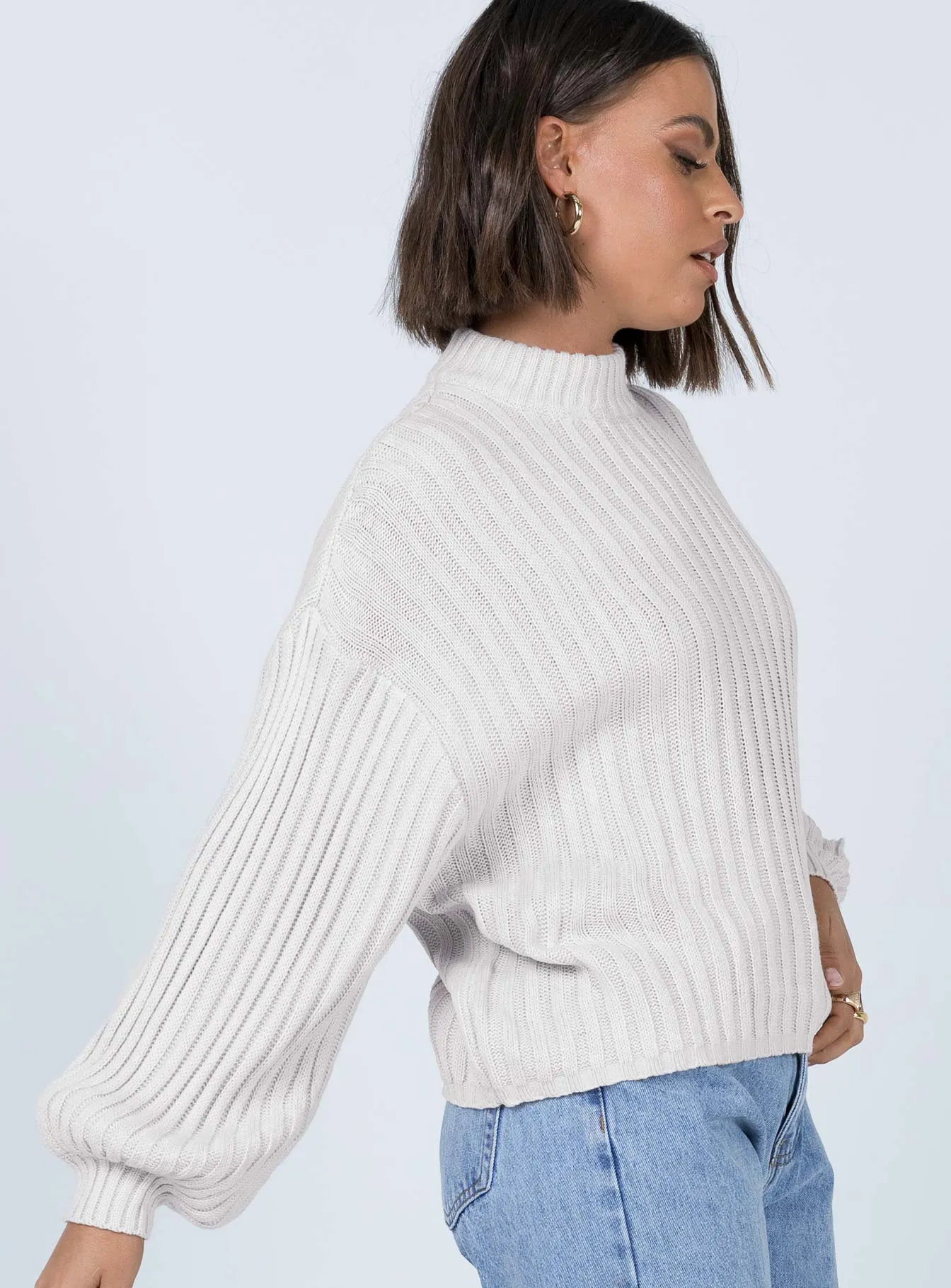 Innerbloom Oversized Sweater Beige