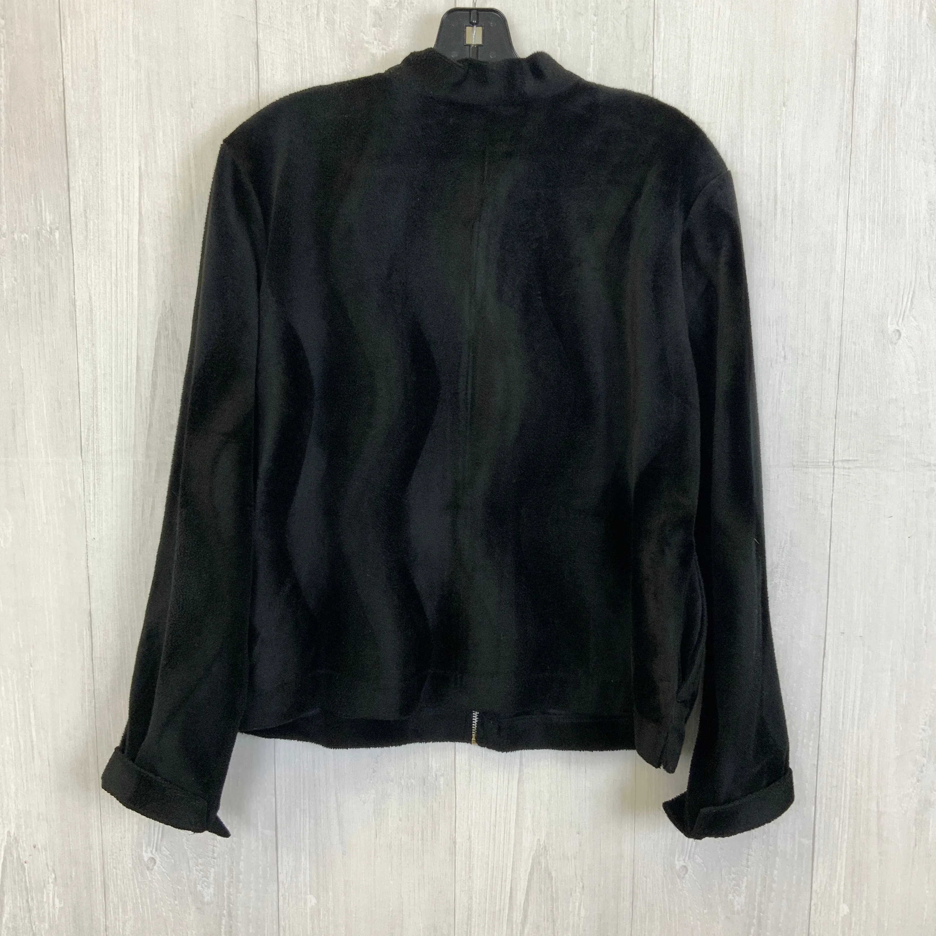 Jacket Faux Fur & Sherpa By Valerie Stevens In Black, Size: Xl