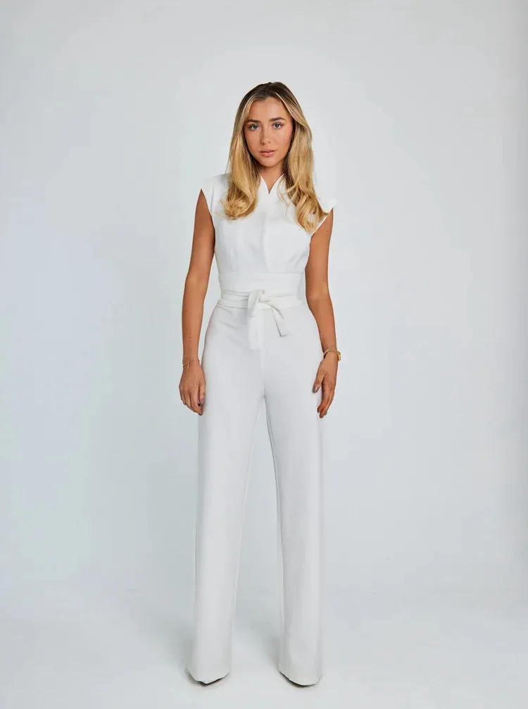 Jade – Womens' Sleeveless Wide-Leg Jumpsuit