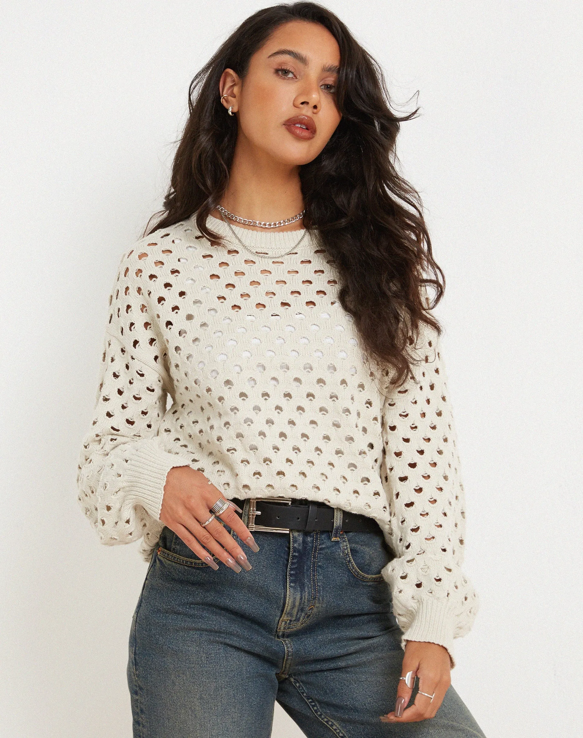 Jamin Jumper in Beige