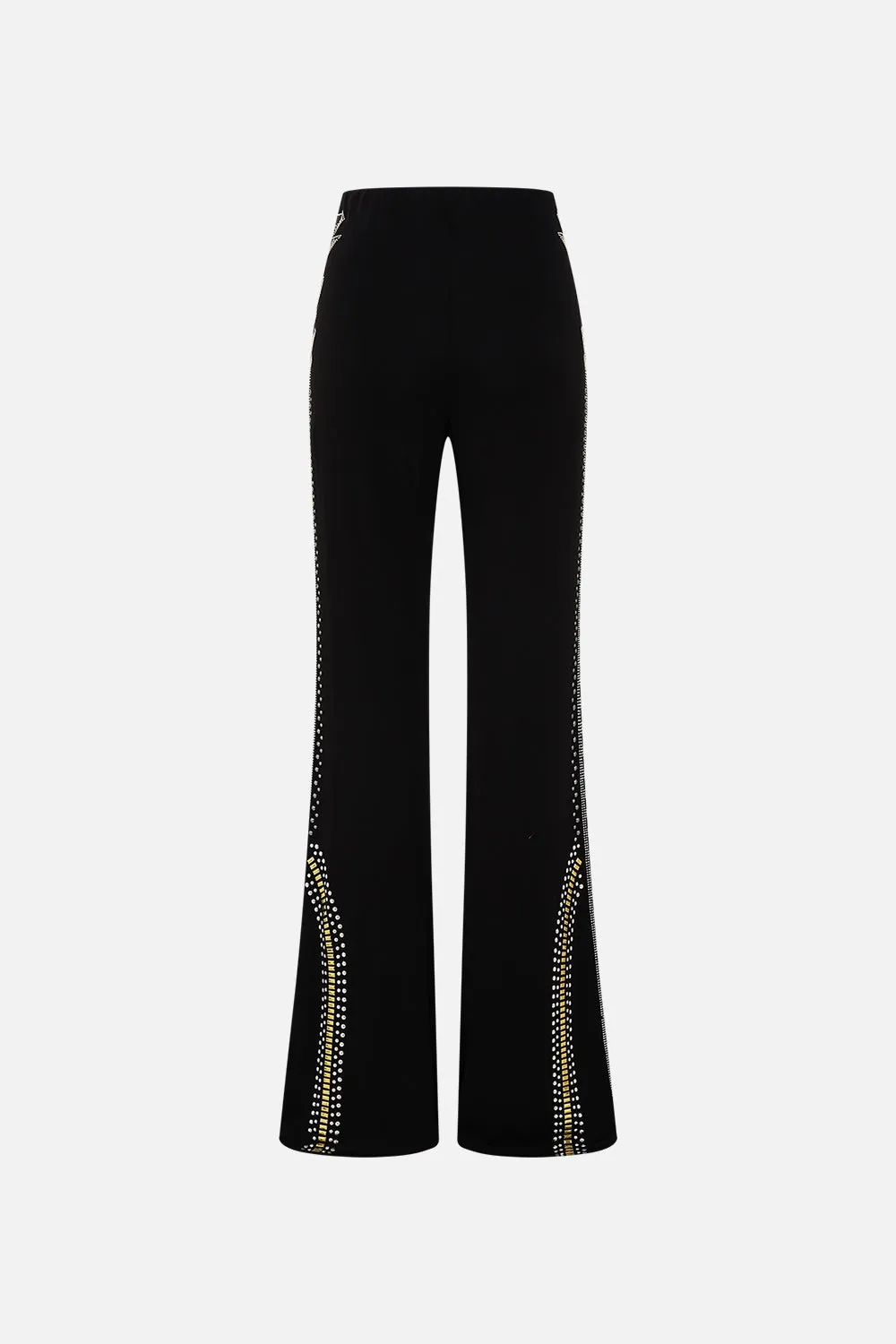 JERSEY FLARE PANT - BLACK/GOLD THEY CALLED HER NEFERTARI