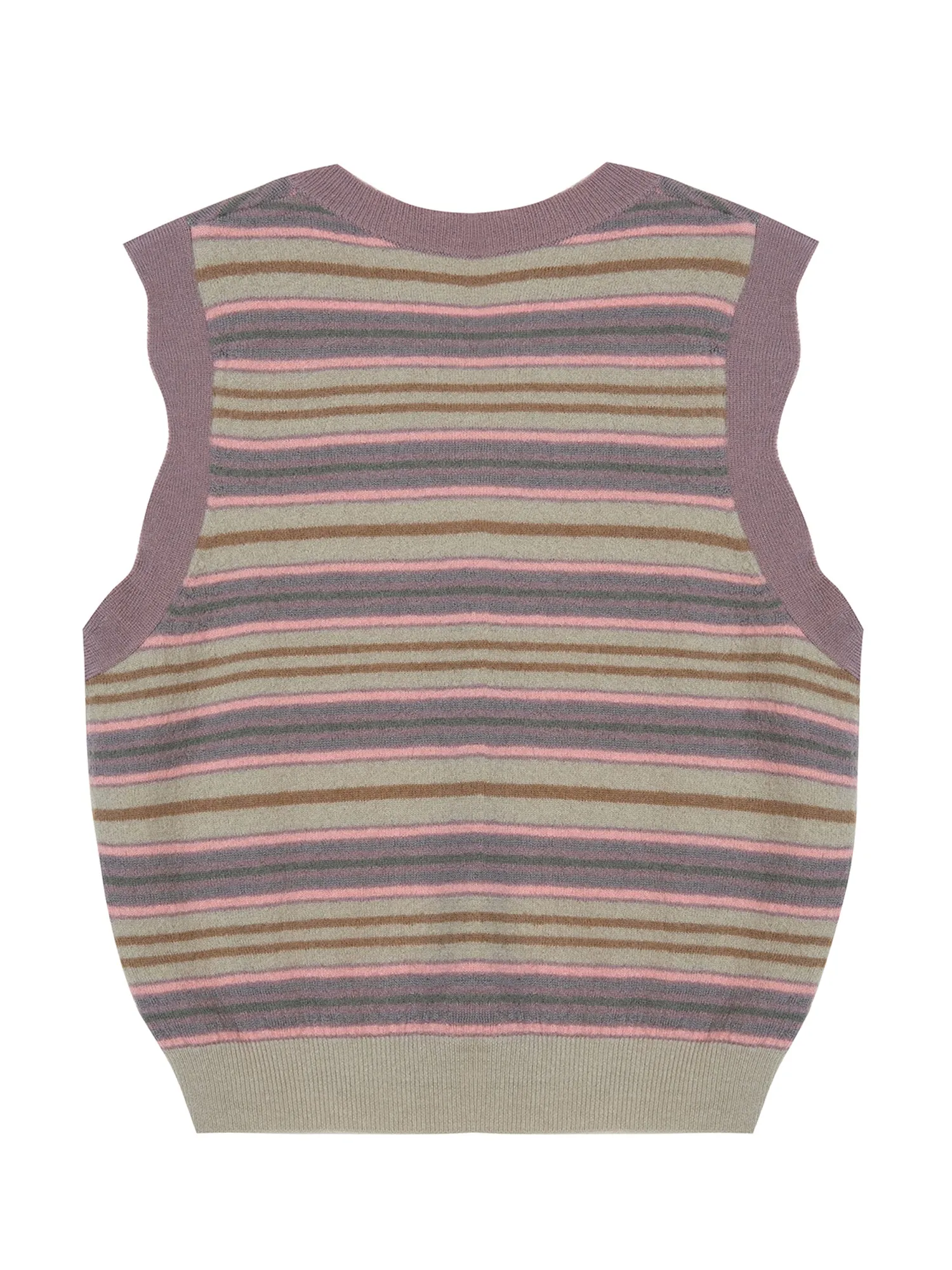 JNBY Striped Knitted Vest