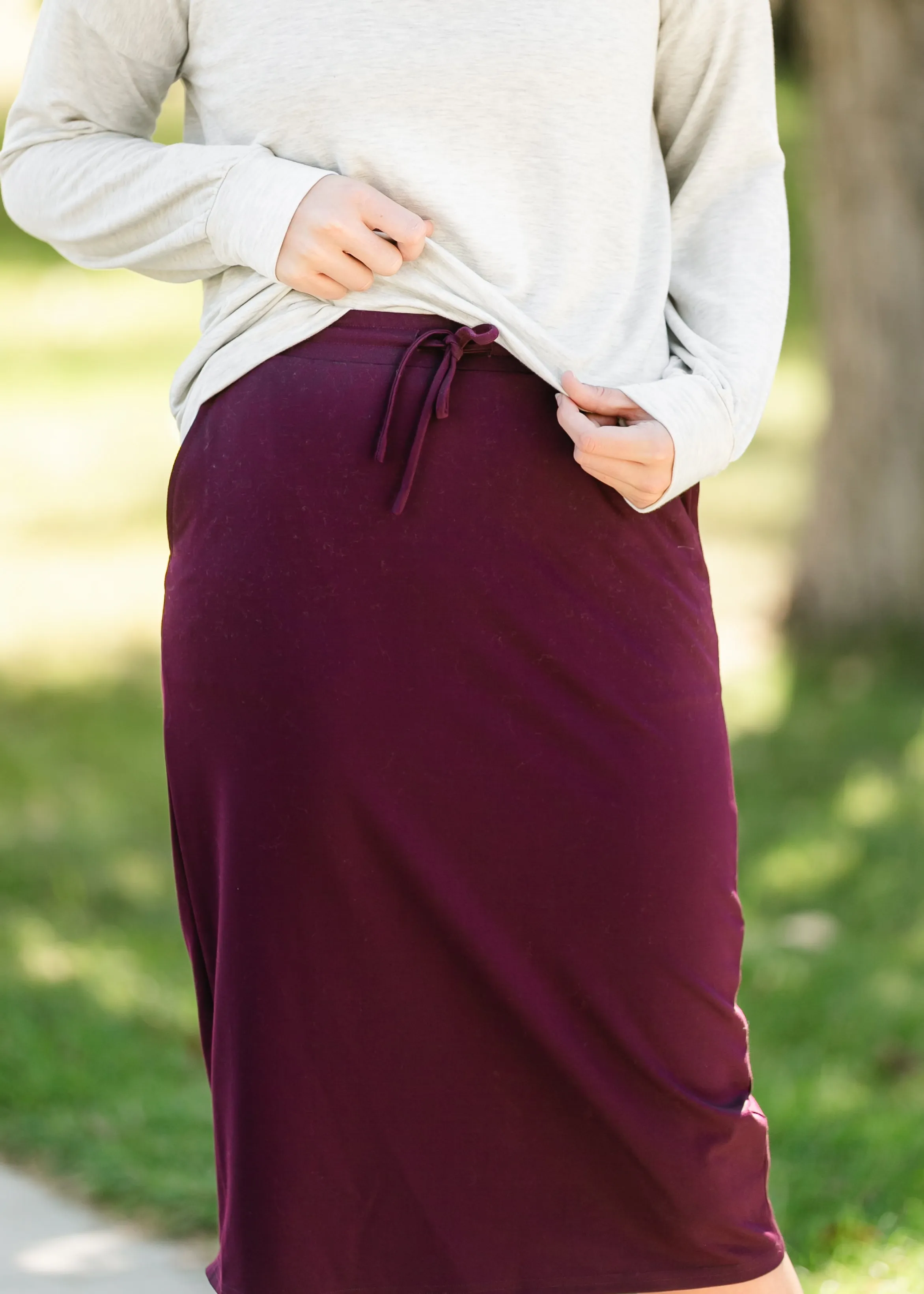 Jordan Knit Midi Skirt