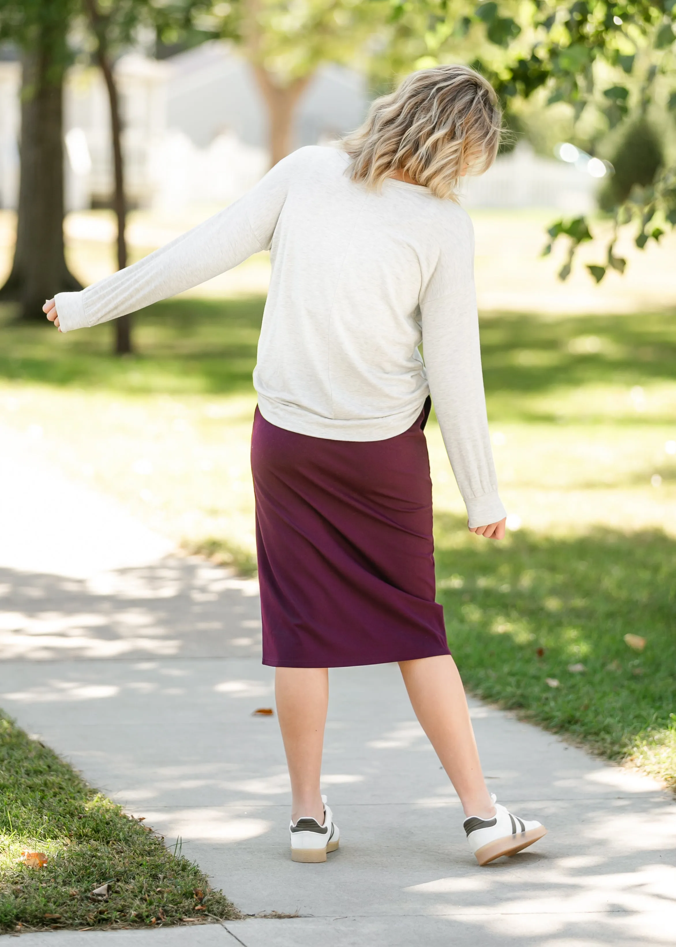 Jordan Knit Midi Skirt