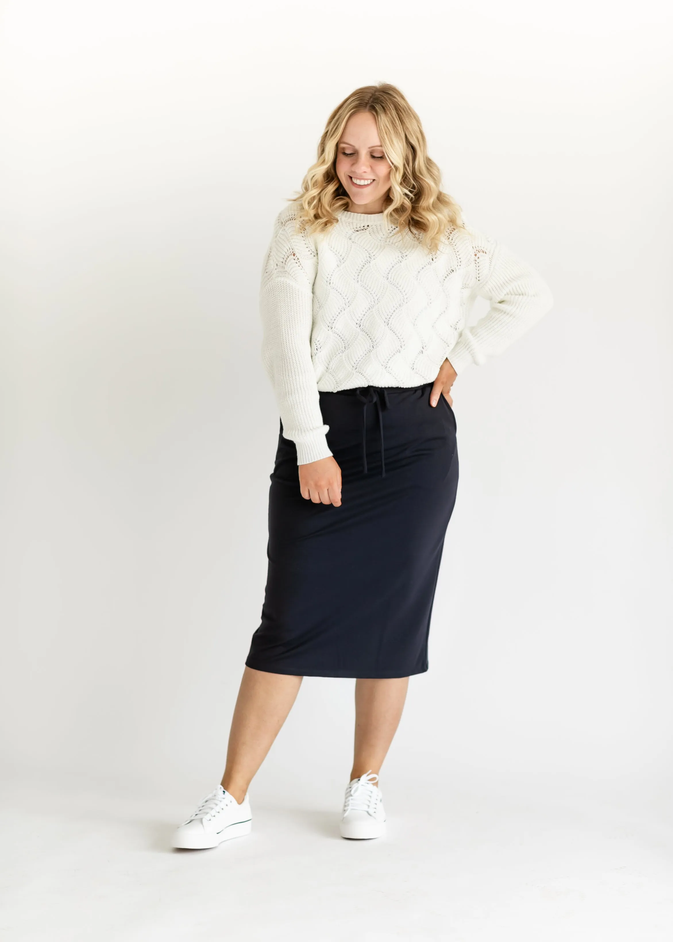 Jordan Knit Midi Skirt