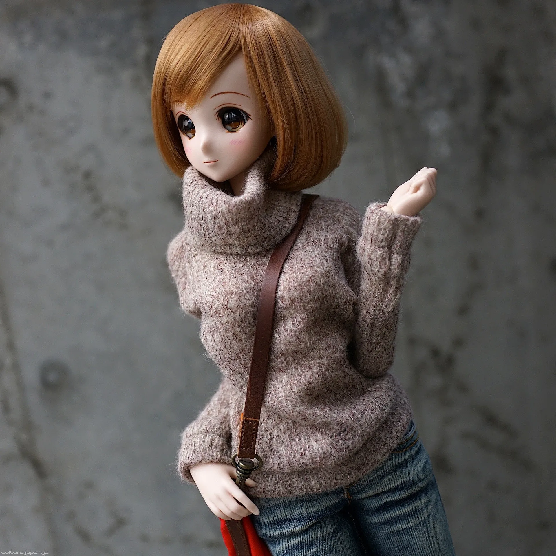 Knit Sweater (Rusty Brown)