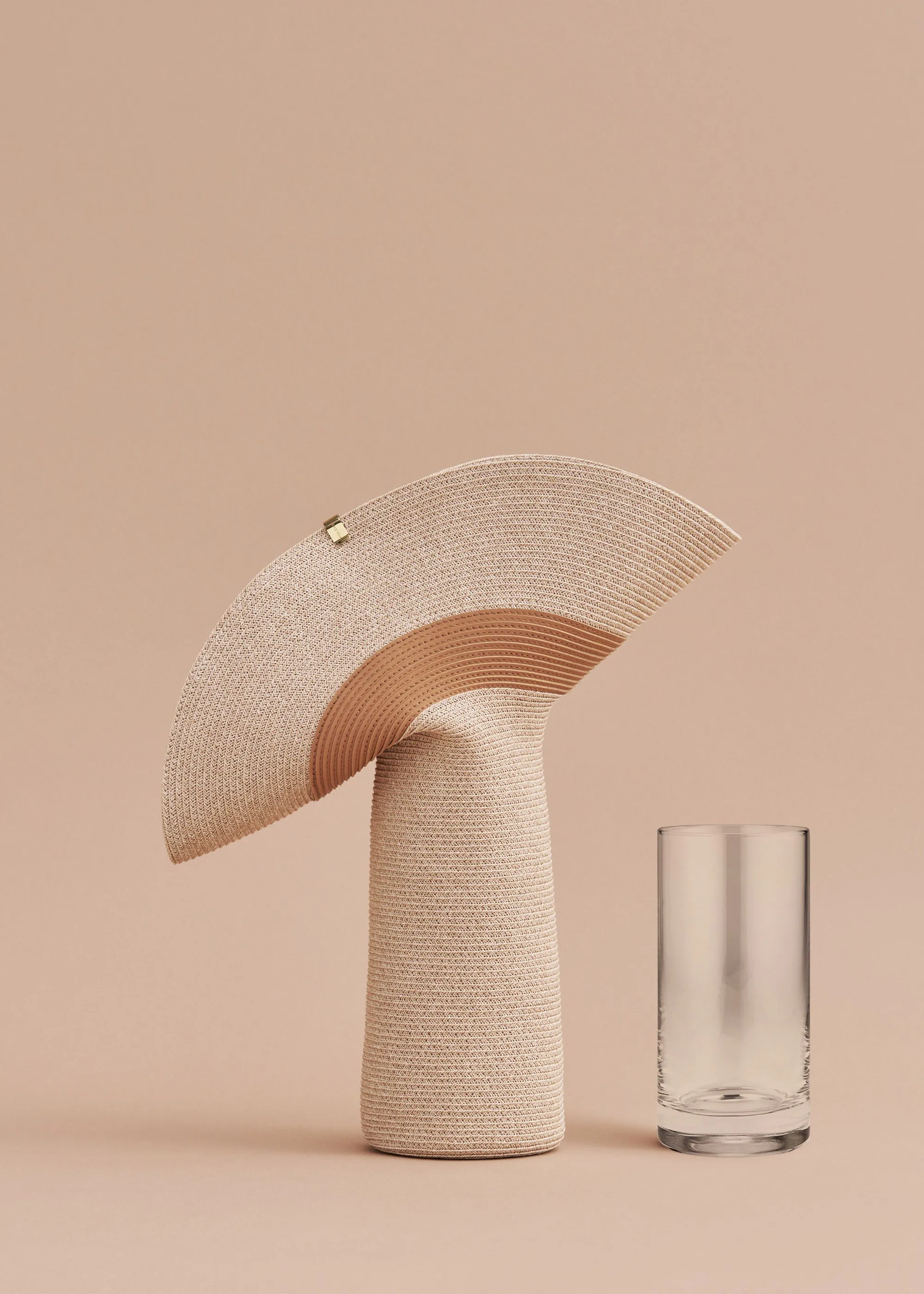 Large Lapel Vase - Tan