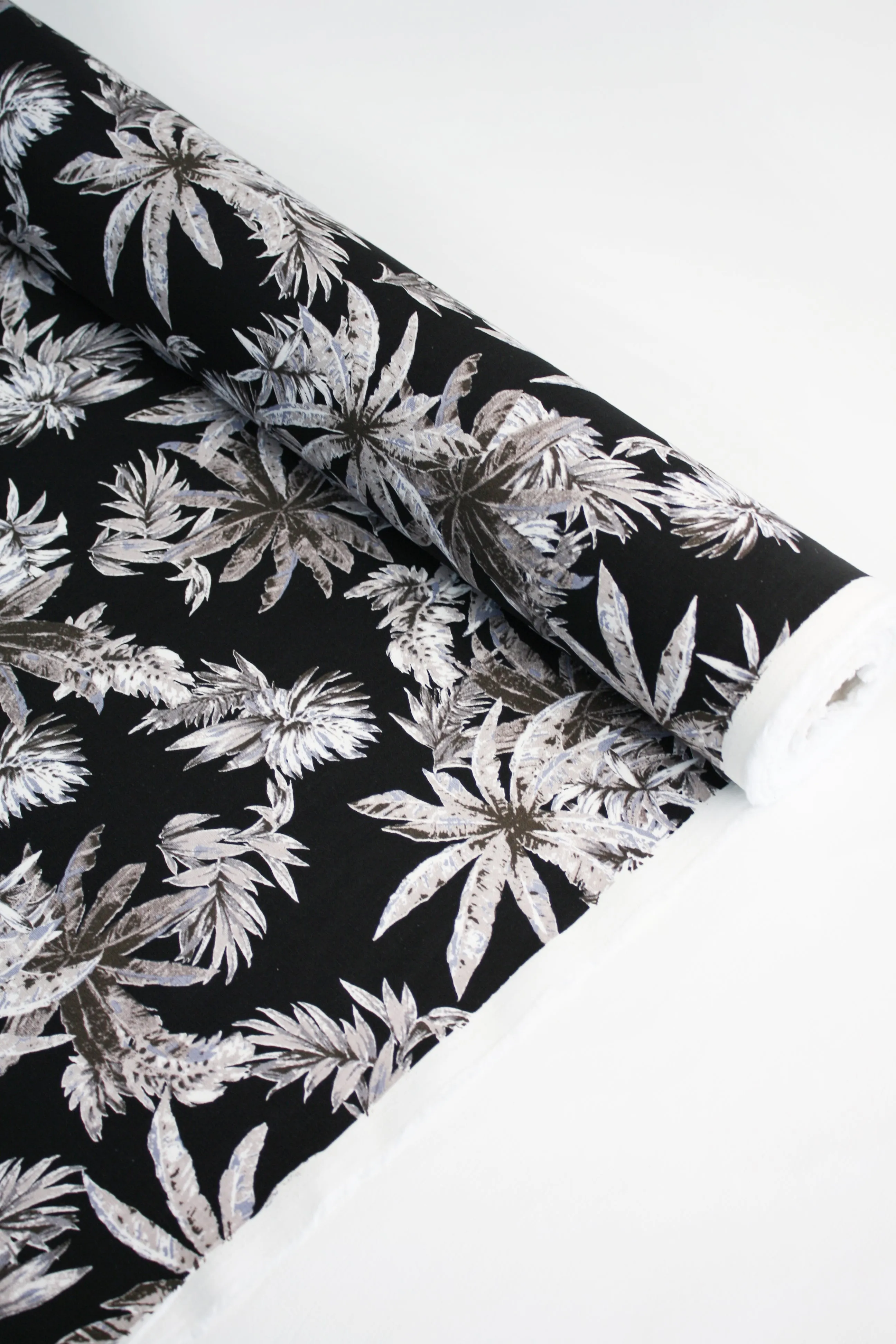 Leonardo - Printed Linen | Jet