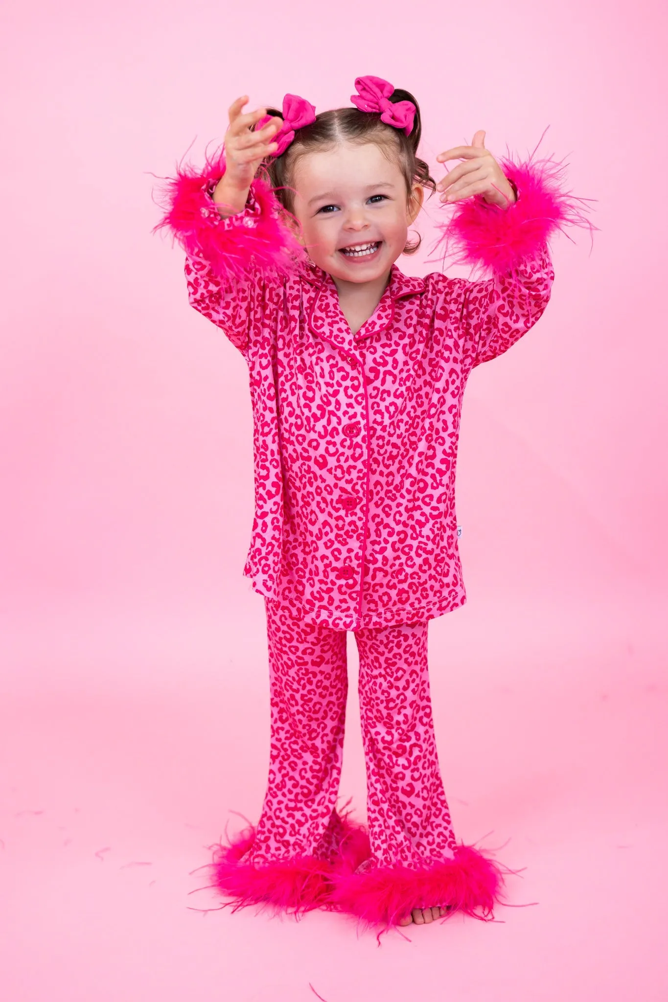 Love Leopard Girl’s Flare Feathered Dream Set