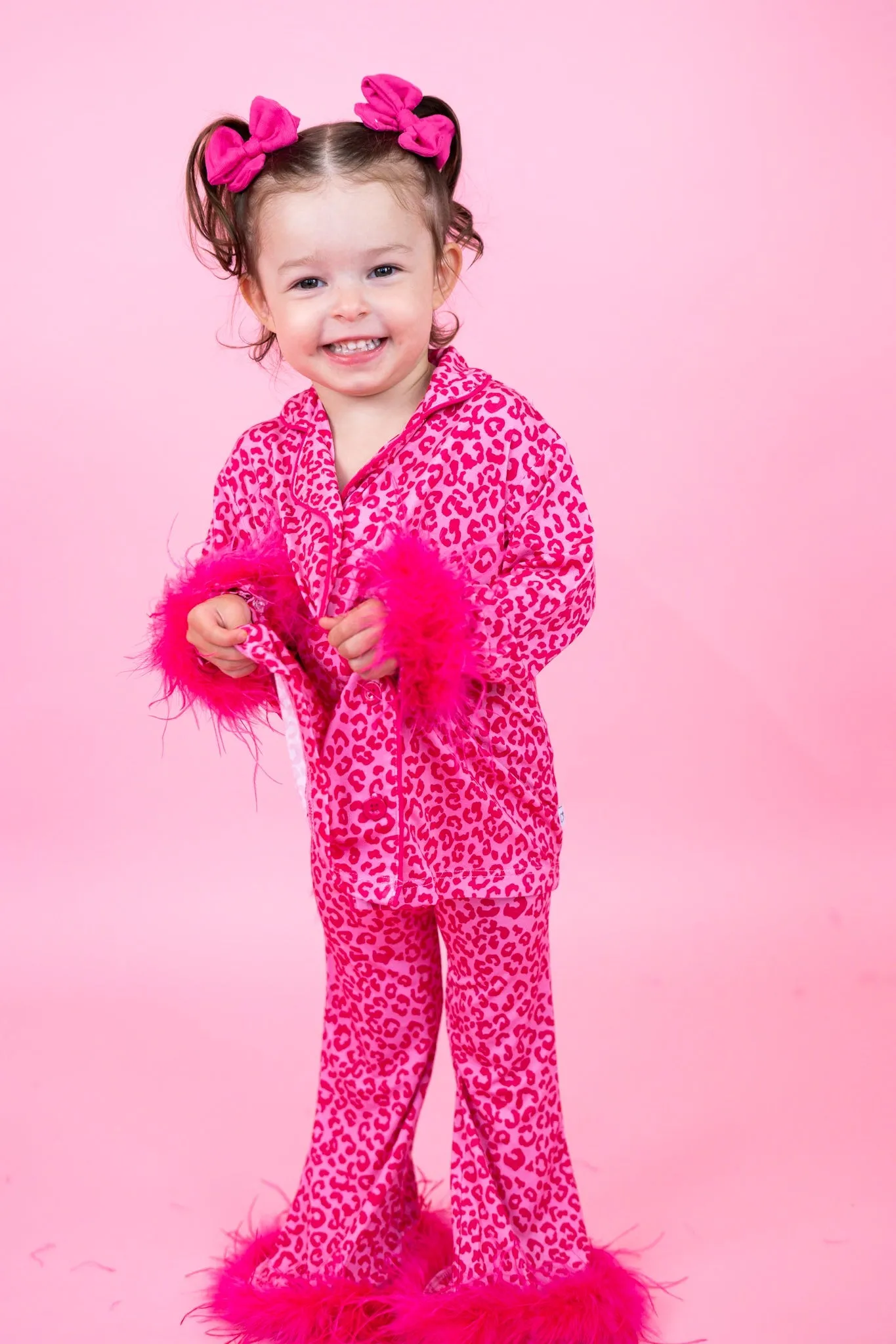 Love Leopard Girl’s Flare Feathered Dream Set