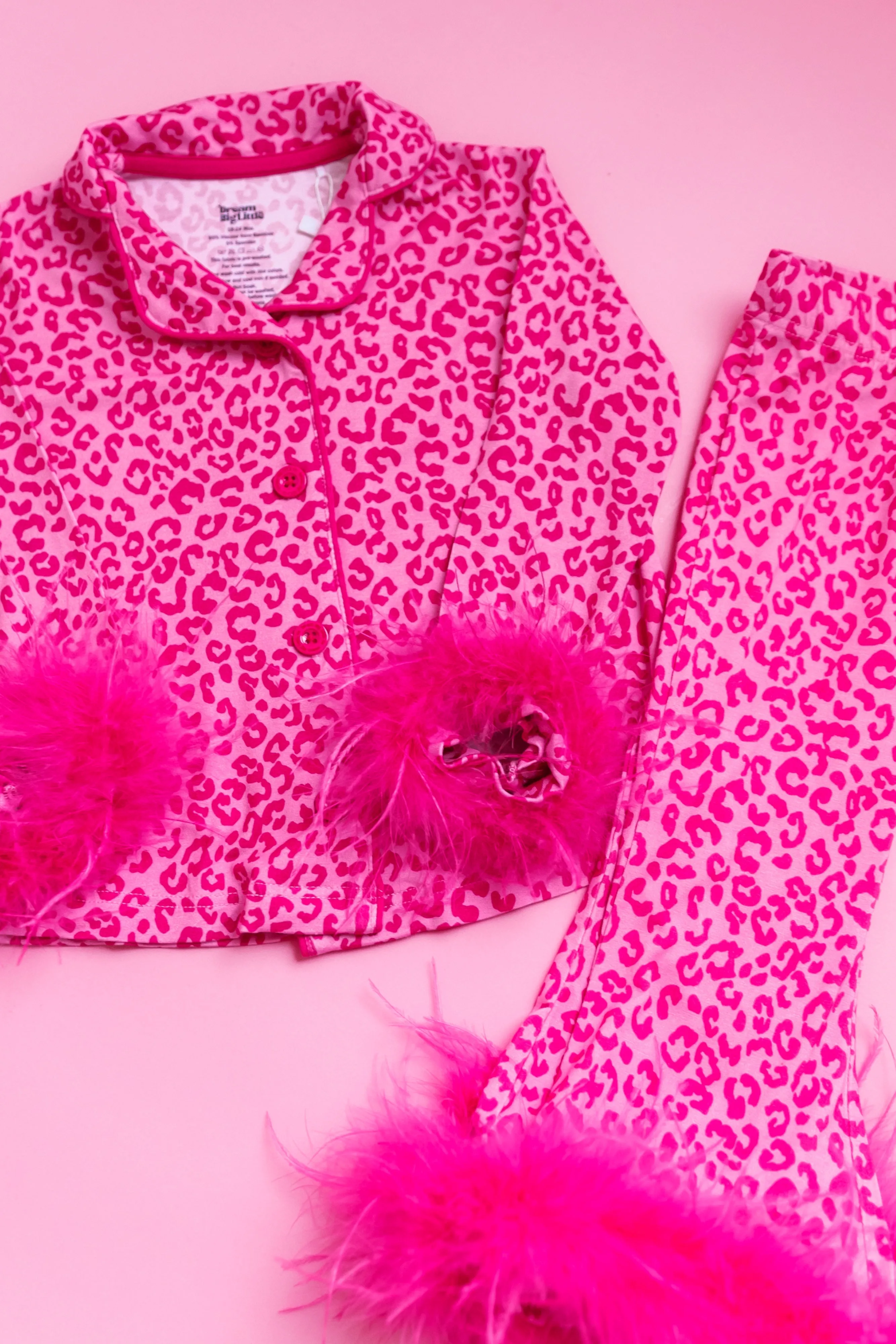 Love Leopard Girl’s Flare Feathered Dream Set