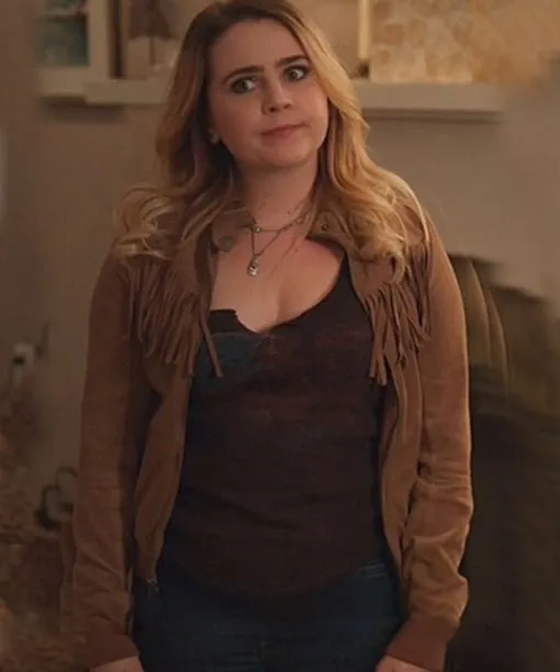 Mae Whitman Good Girls Fringe Jacket