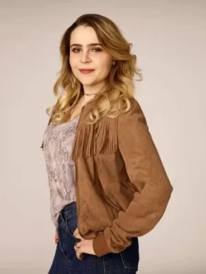 Mae Whitman Good Girls Fringe Jacket