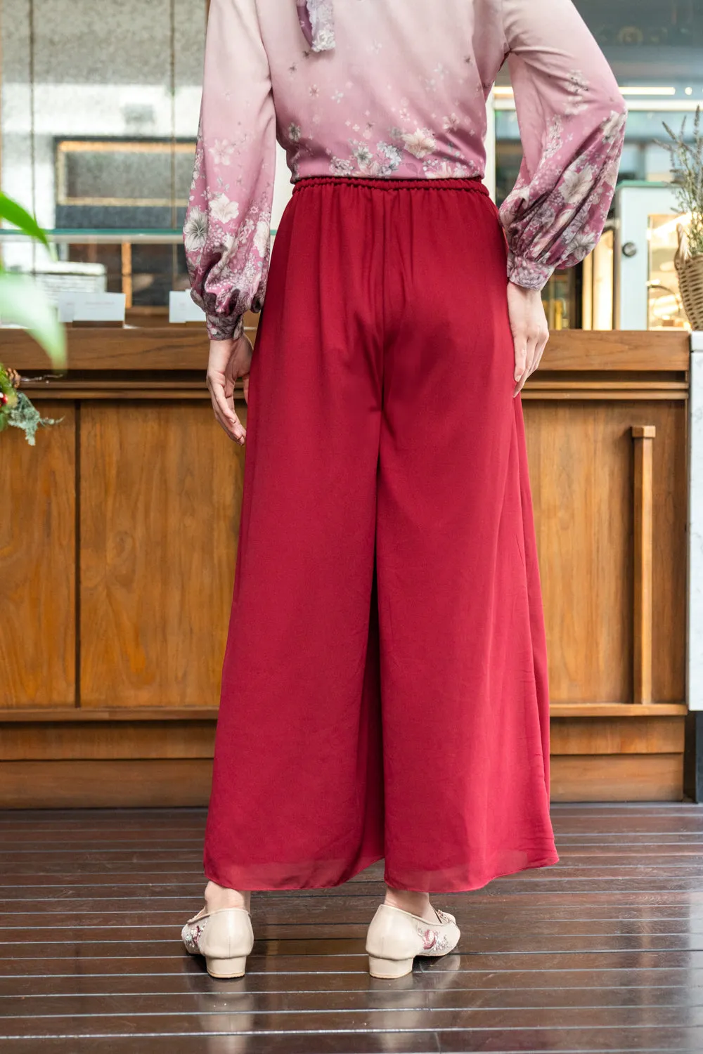 Mila Pants Maroon