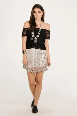 Moon Mist Mini Skirt