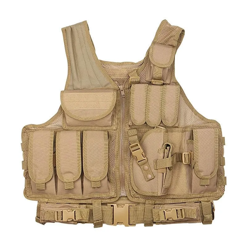 Multi-Purpose Tactical Molle Vest TL-49 BROWN