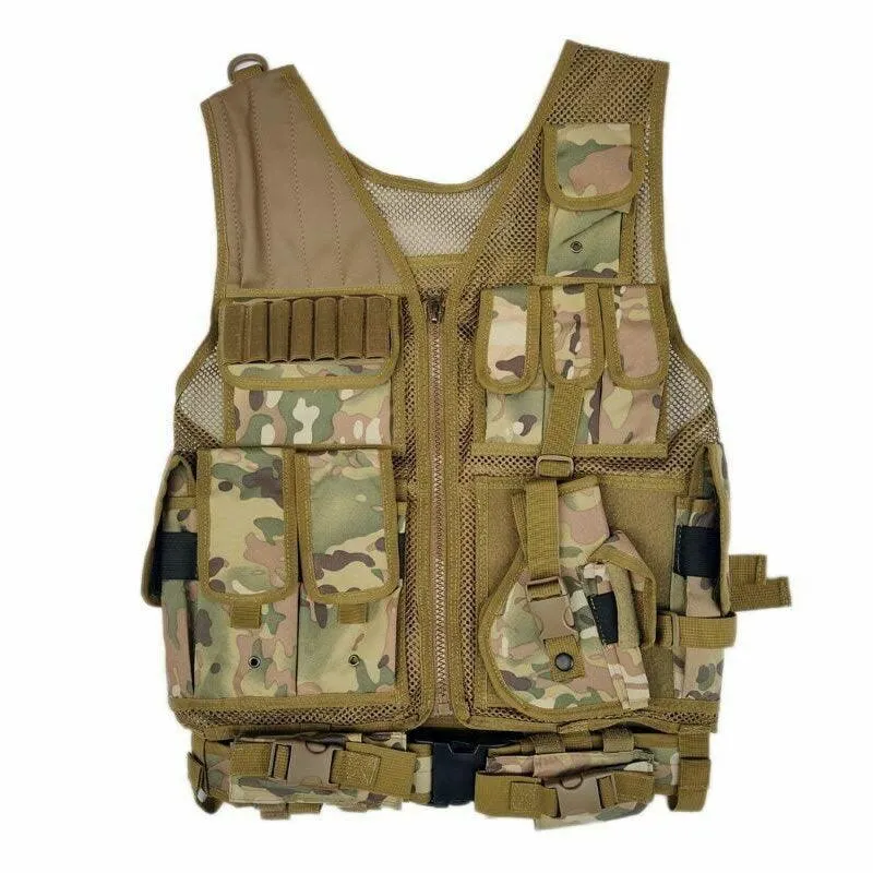 Multi-Purpose Tactical Molle Vest TL-49 CAMOUFLAGE