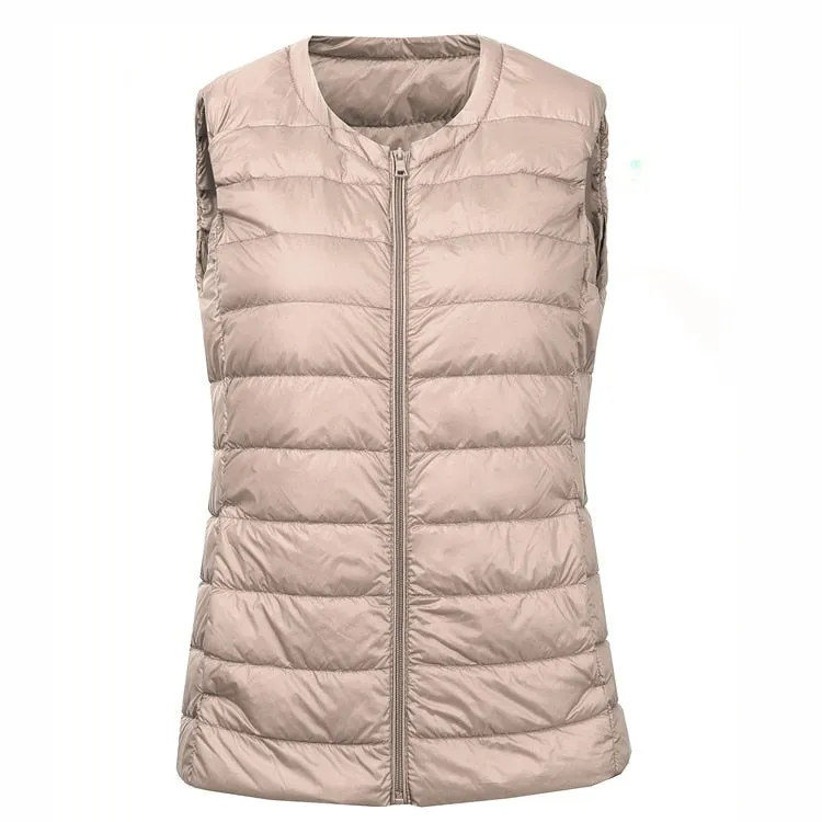 NewBang Brand 7XL 8XL Large Size Waistcoat Women's Warm Vest Ultra Light Down Vest Women Portable Sleeveless Winter Warm Liner