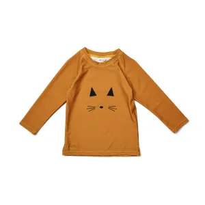 Noah Swim Tee - Mustard cat