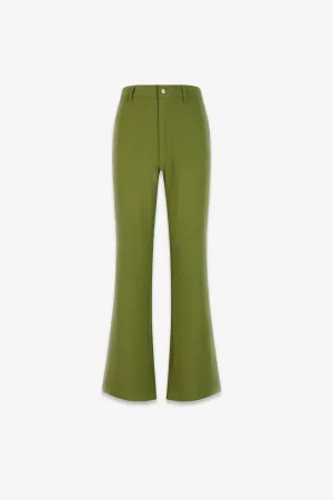 Olive Flared Pants