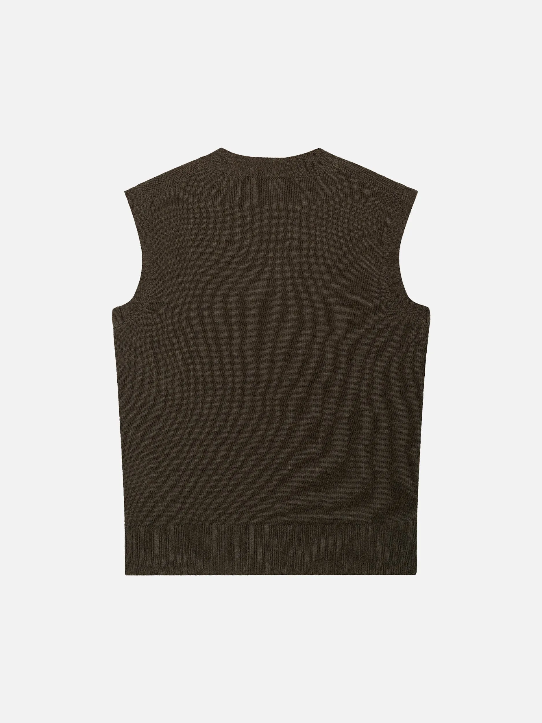 Olive Knitted Vest