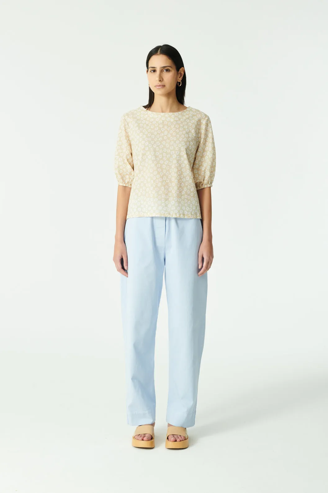 PALLA GMTD GARMENT DYED TWILL - LIGHT BLUE