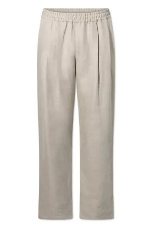 PARKER PANTS SOLID BEIGE TWILL