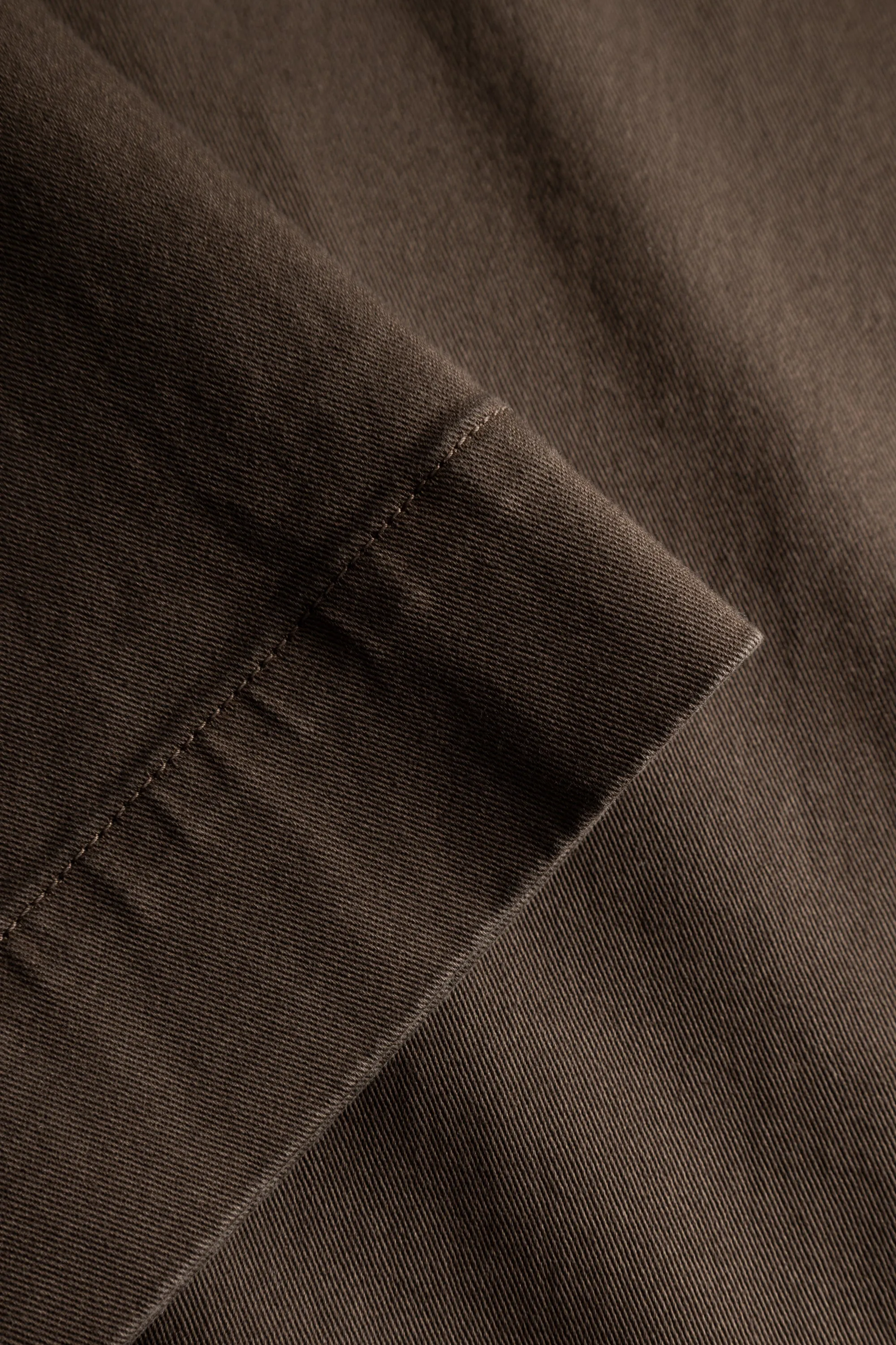 PASCAL GARMENT DYED TWILL - SCORCHED BROWN