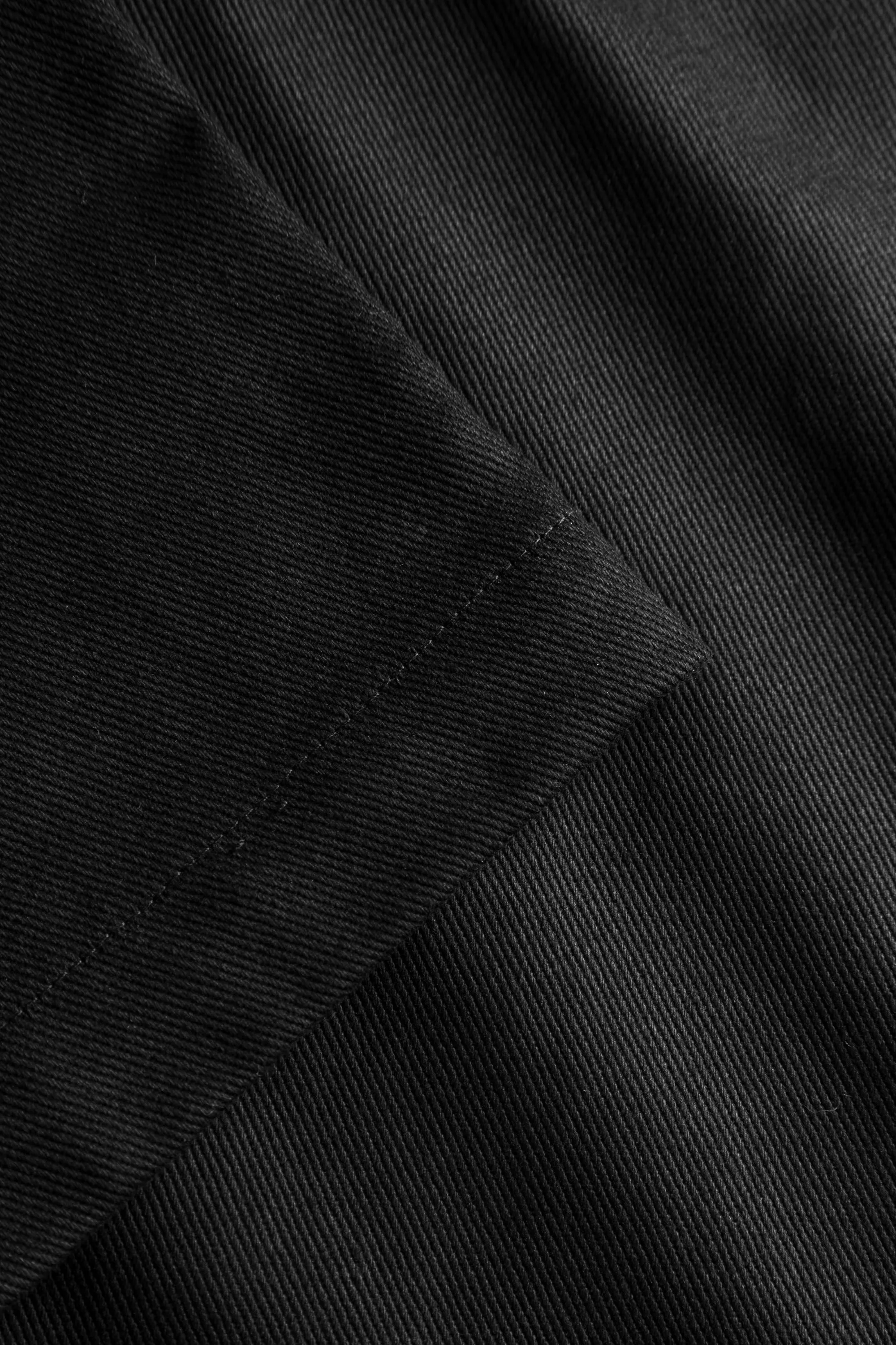 PETRU TEXTURED COTTON - BLACK