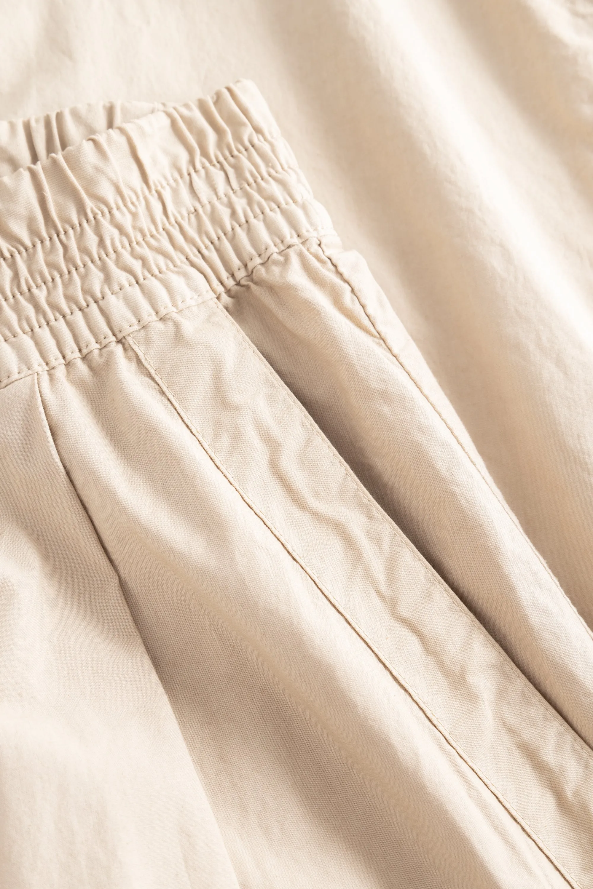 PIA GARMENT DYED POPLIN - BEIGE