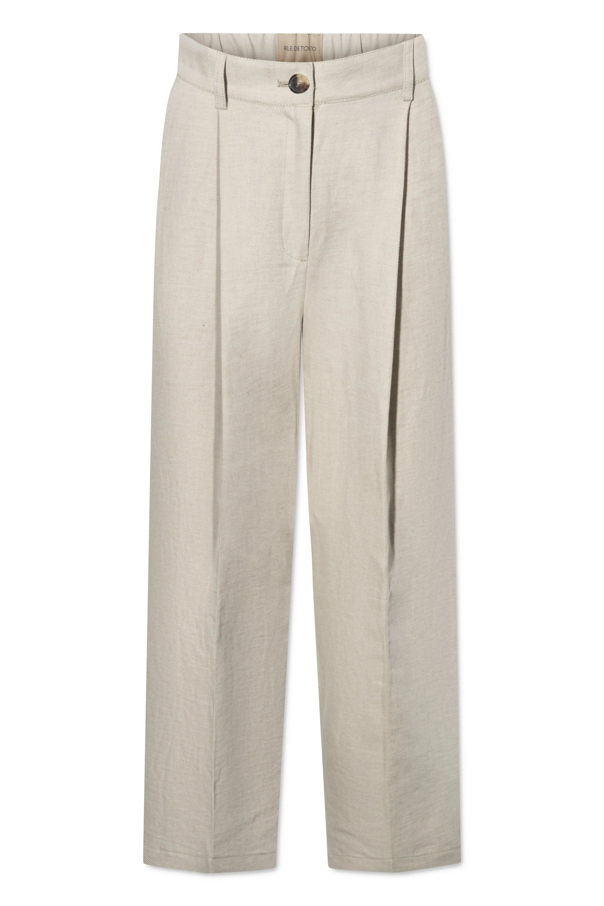 PILU PANTS SOLID BEIGE TWILL