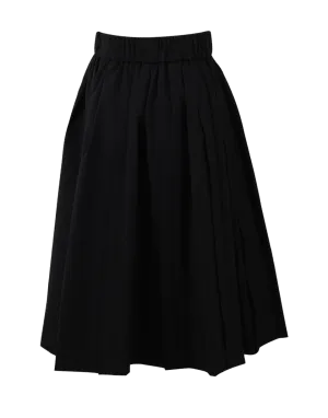 Pleated Midi Skirt