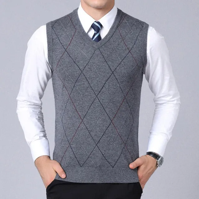 Pullover Slim Fit Vest for Men