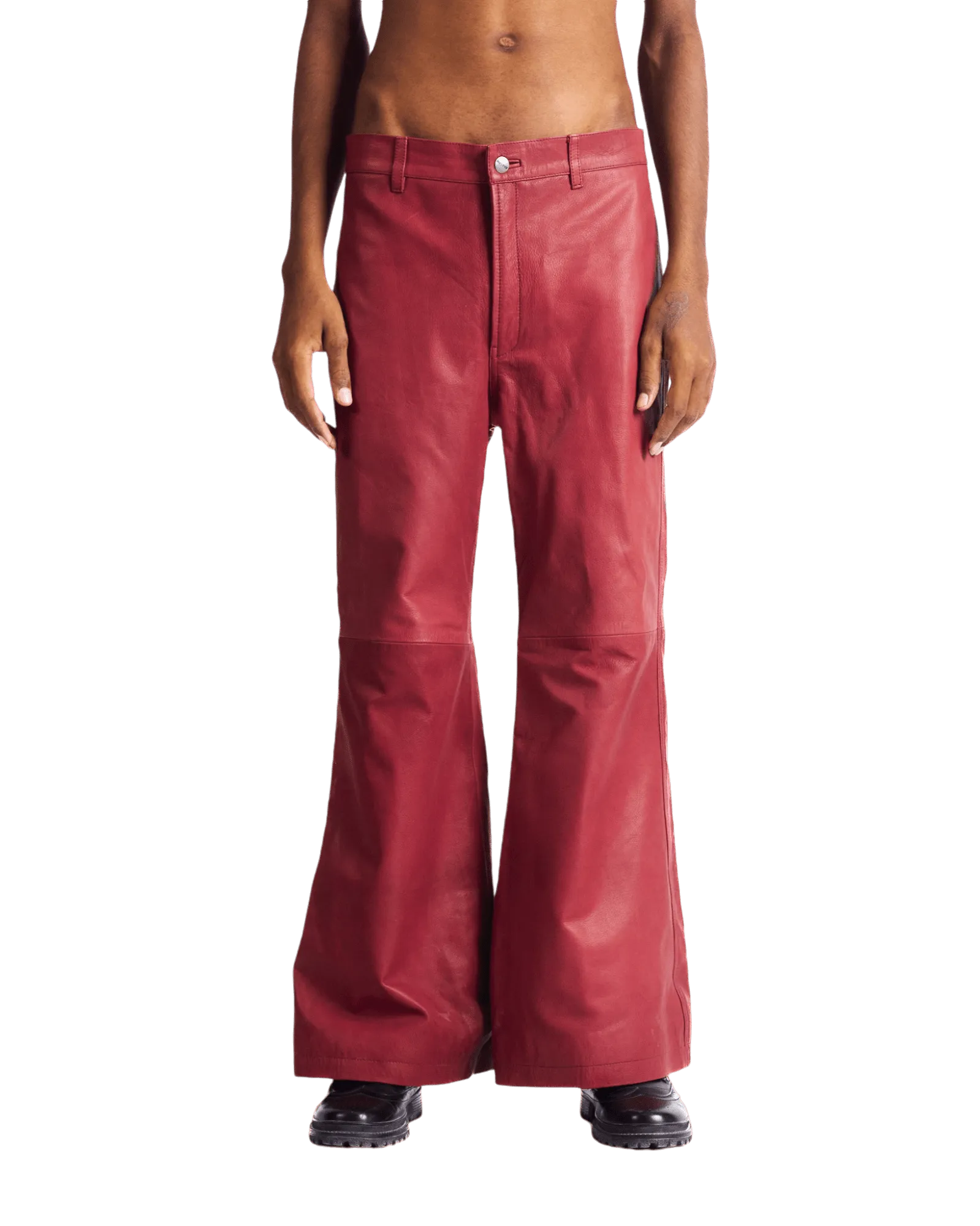 "ELECTRIC ELVIS" LEATHER TROUSERS