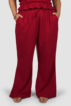 RAYA PANTS RED