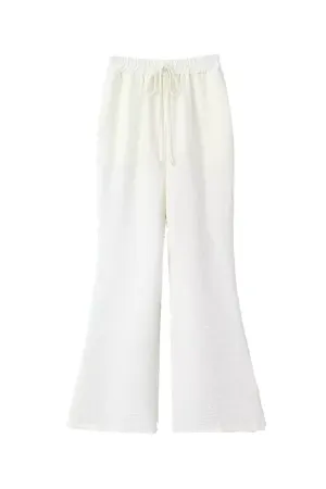 'Rica' Versatile Wrinkled Flared Trousers